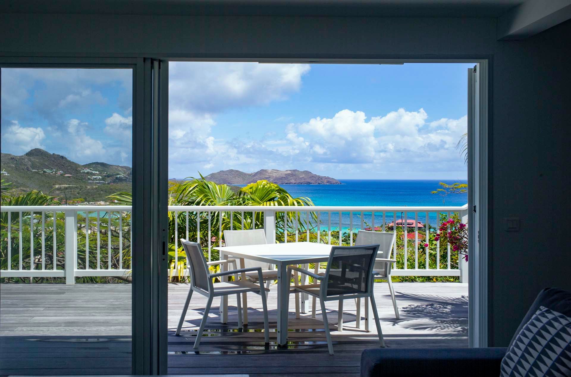 Indigo - Bedroom 4 Terrace at Villa Terre Indigo
