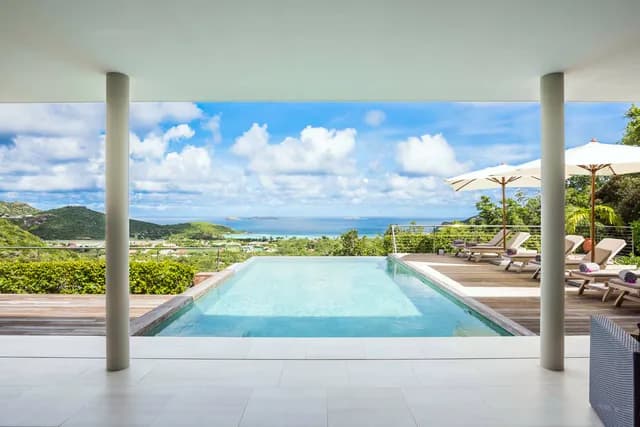 Alhéna Pool ocean view - by J_1 at Villa Alhéna in Lurin - St Barts luxury vacation rental