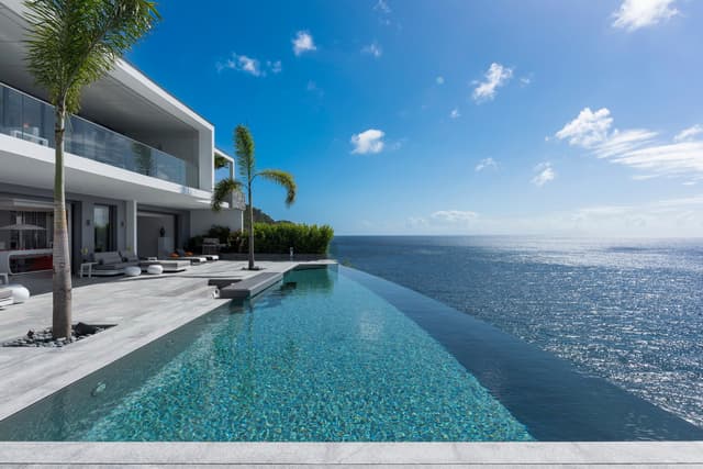 pool at Villa Axel Rocks in Gustavia - St Barts luxury vacation rental