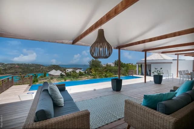pool at Villa Cairn in Petit Cul de Sac - St. Barts Villa Rental