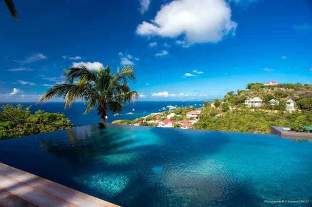 B pool ocean view at Villa Legends B