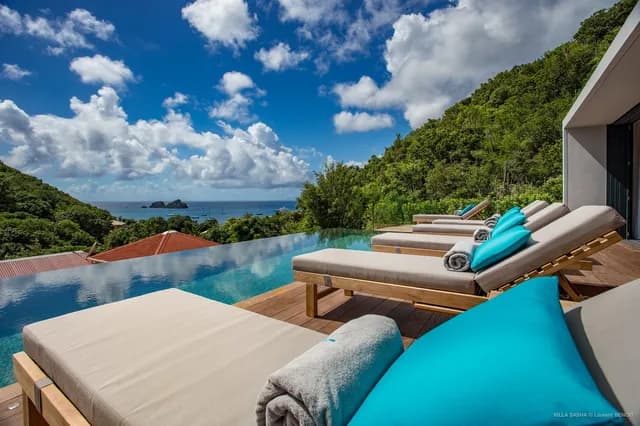 pool at Villa Sasha in Corossol - St. Barts Villa Rental