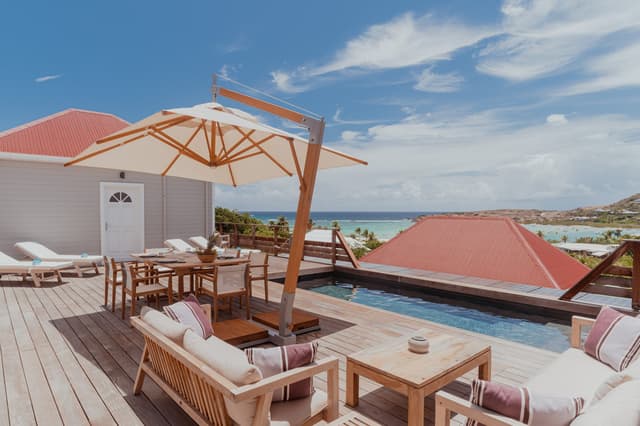 Su2 pool ocean view - Villa Sun 2 Su2 pool ocean view at Villa Sun 2