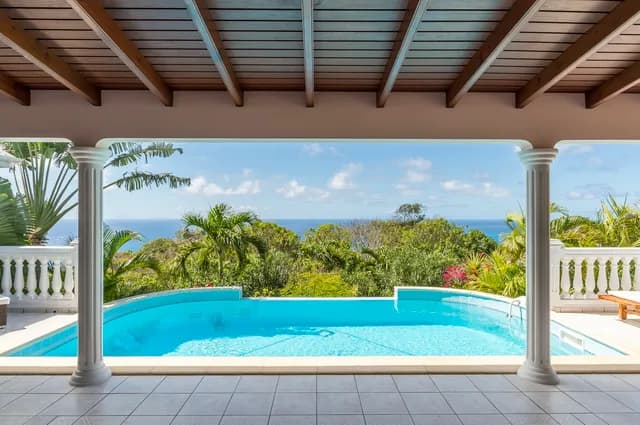pool at Villa Sunrock in Colombier - St Barts luxury vacation rental