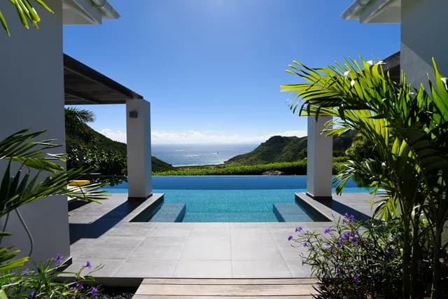 pool at Villa Valley in Vitet - St. Barts Villa Rental