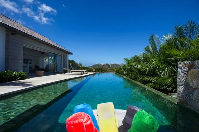Angélique pool at Villa Angelique in St Barts - St. Barts Villa Rental