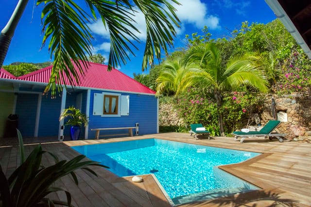 back pool view at Villa Apiano
