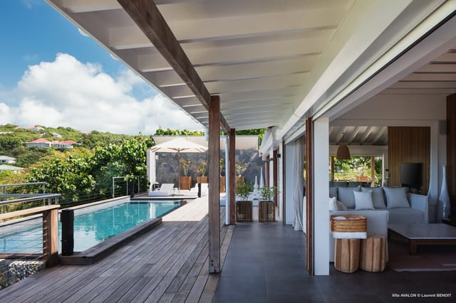 terrace at Villa Avalon