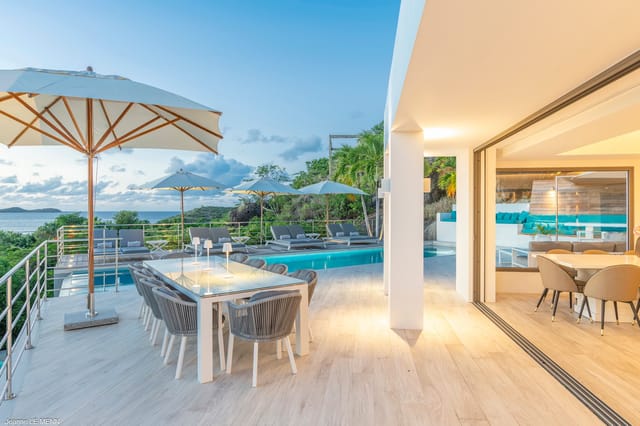 terrace at Villa Avenstar in St Barts - St Barts luxury vacation rental