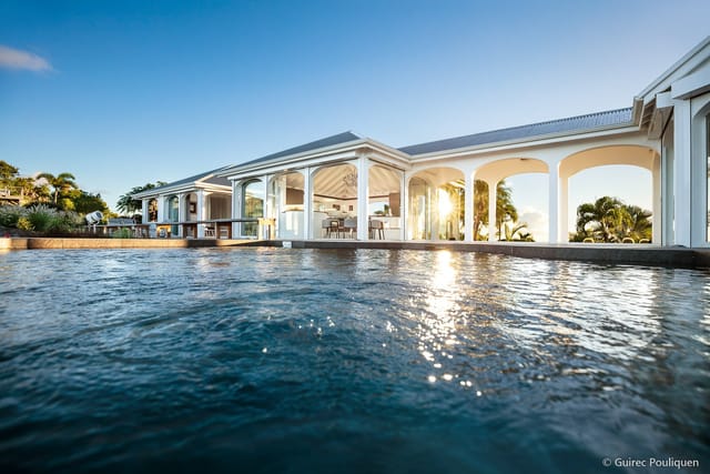 pool at Villa Byzance