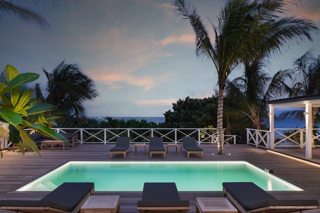 pool at Villa Citron Vert in St Barts - St Barts luxury vacation rental