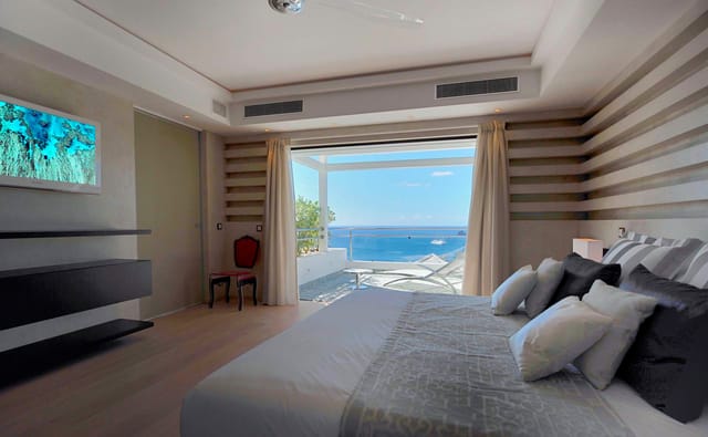 de Cactus bedroom 02 ocean view at Villa Fleur de Cactus