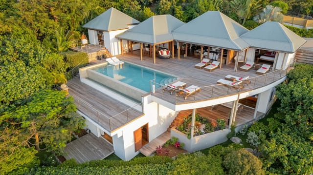 aerial at Villa Globe Trotter