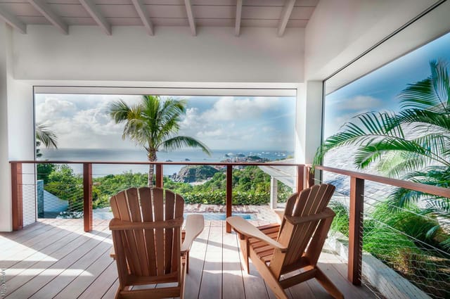 Terrace bedroom 1 at Villa Jocapana