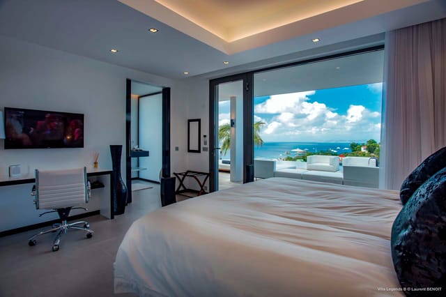 B bedroom Chanel view at Villa Legends B