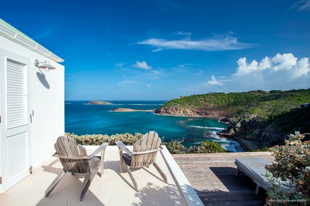 Caramba -  Chairs ocean view at Villa Little Caramba