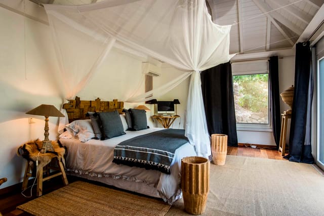 bedroom 01 garden view at Villa Mademoiselle