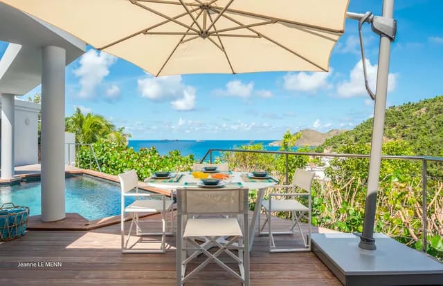 Bird - Pool at Villa Magic Bird in St Barts - St Barts luxury vacation rental