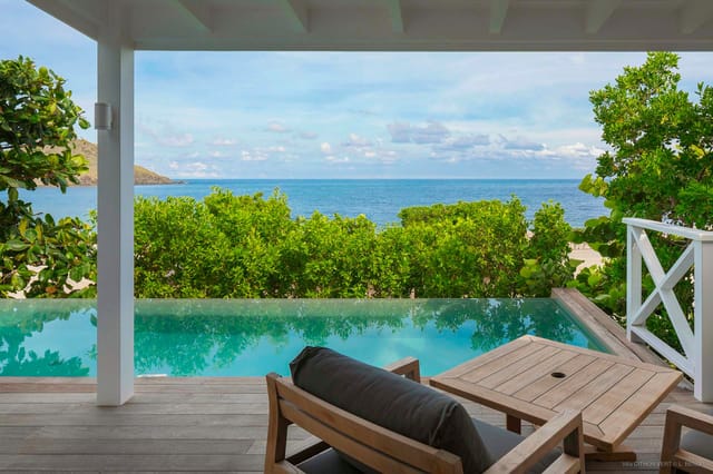 Citron Vert - pool ocean view at Villa Mini Citron Vert