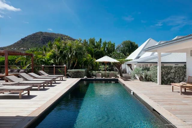 Pool at Villa Pastels in St Barts - St. Barts Villa Rental