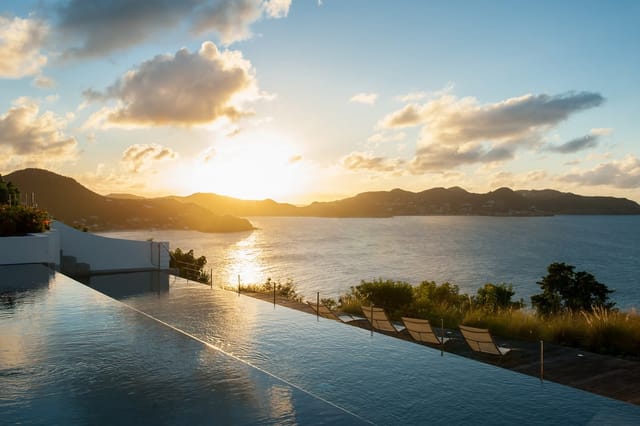 pool at Villa Pyramide