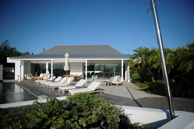 terrace at Villa Pyramide