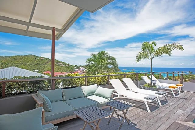 terrace at Villa Remi in St Barts - St Barts luxury vacation rental