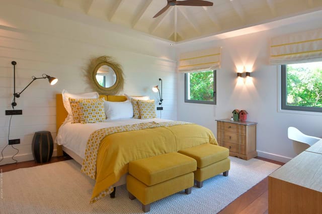 bedroom 02 garden view at Villa Romance