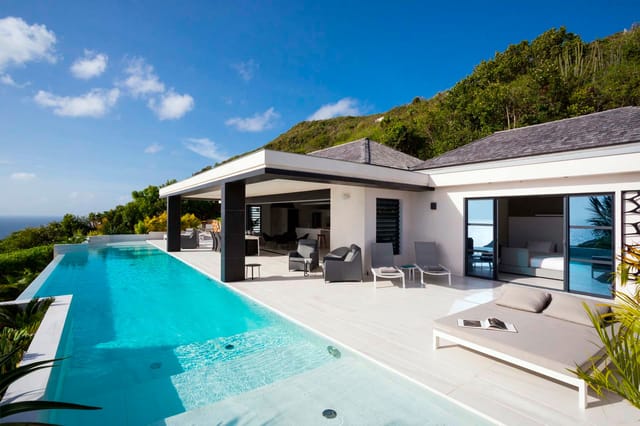 Dog pool general view at Villa Rose Dog