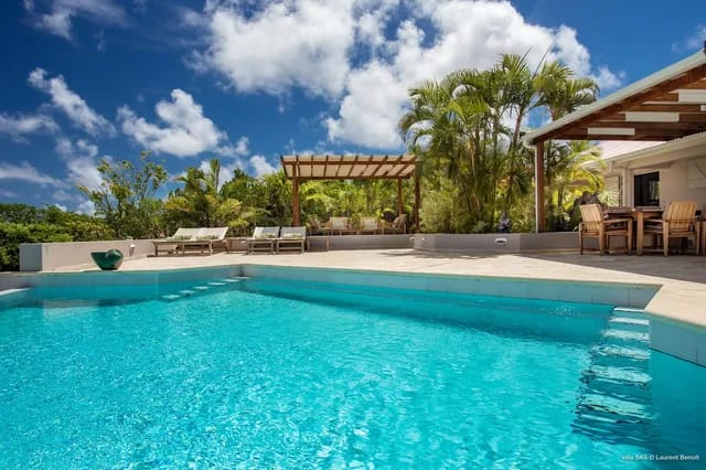 pool at Villa SAS in St Barts - St. Barts Villa Rental
