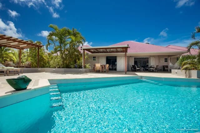 pool at Villa SAS in St Barts - St. Barth Villa Rental