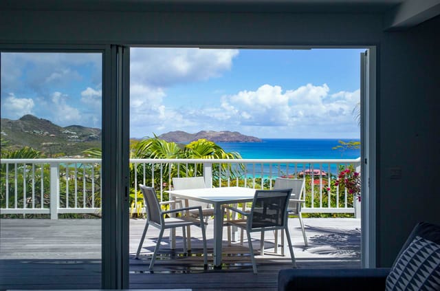 Indigo - Bedroom 4 Terrace at Villa Terre Indigo