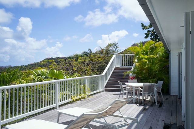 Indigo - Bedroom 4 Terrace at Villa Terre Indigo