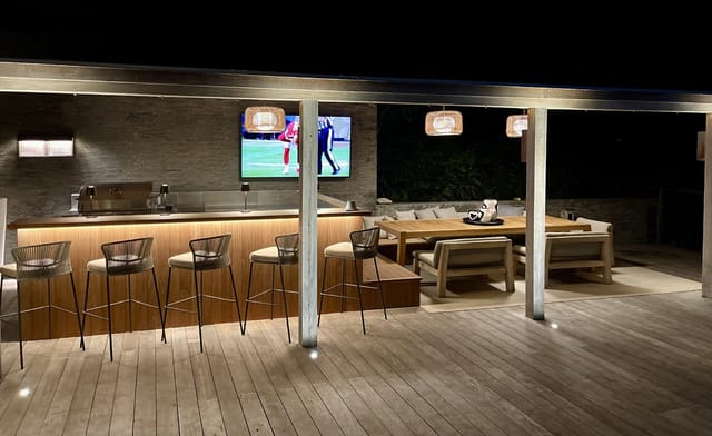 terrace at Villa The One