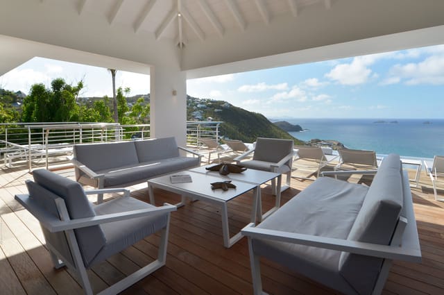 terrace at Villa The Source