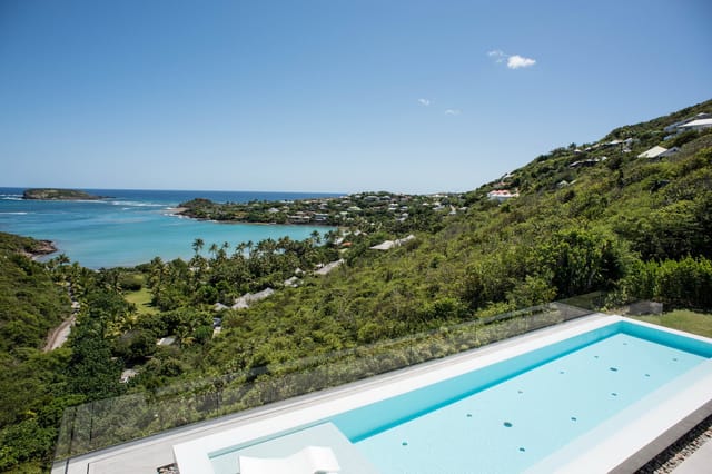pool at Villa Tortue in St Barts - St. Barth Villa Rental