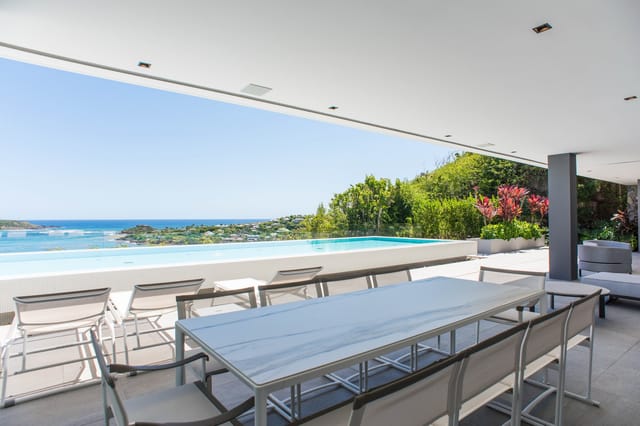 pool at Villa Tortue in St Barts - St. Barts Villa Rental