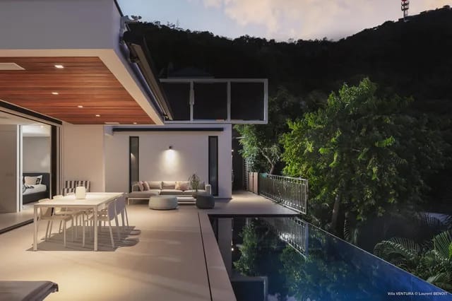 pool at Villa Ventura in St Barts - St. Barth Villa Rental